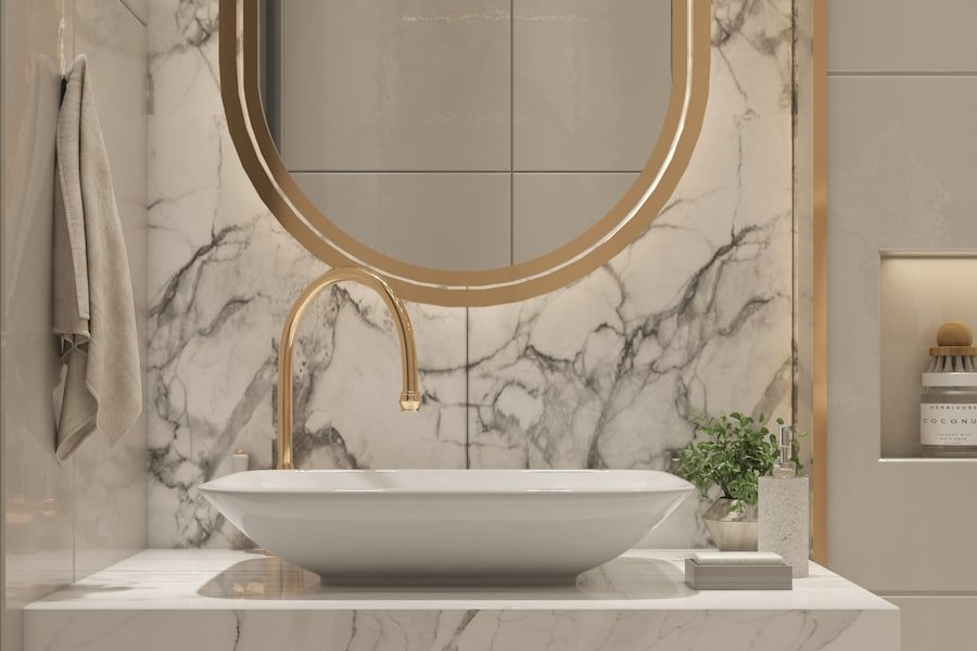 Chrome bathroom fixtures installed by our plumbers